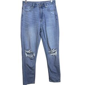 American eagle mom jean distressed high waist women's size regular 4